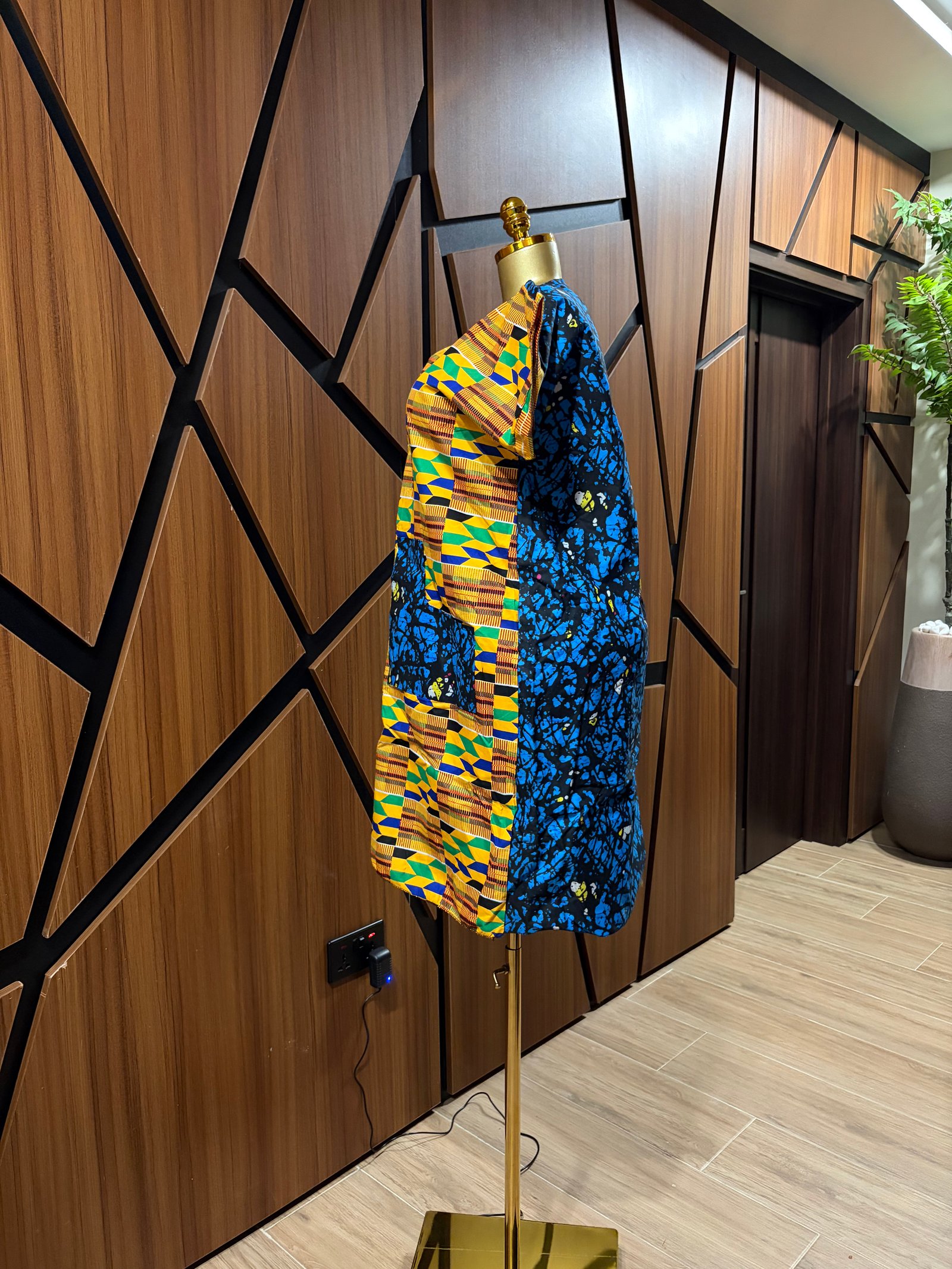 Two Tone Short Dress A0009