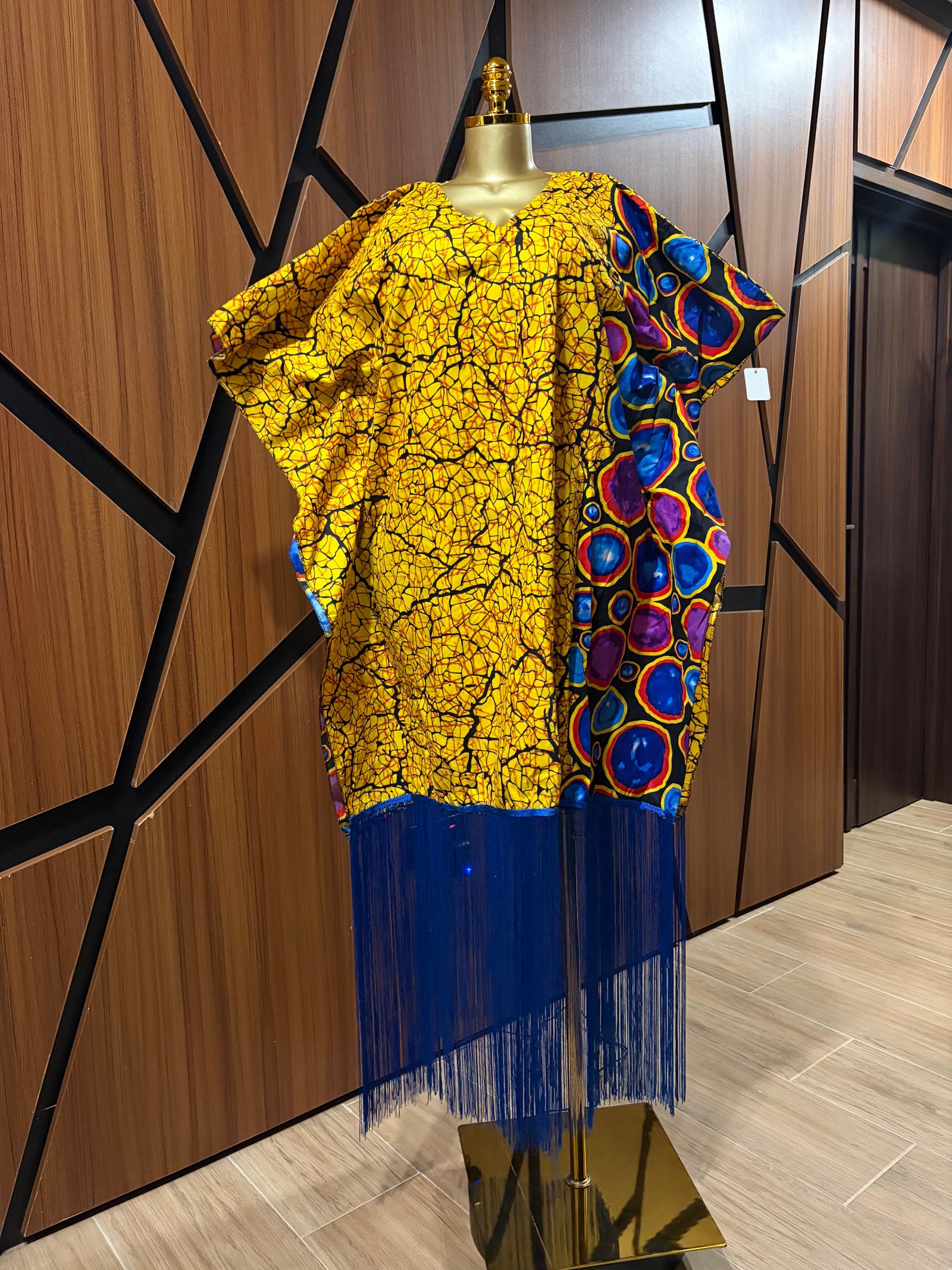 Rich Aunty Fringe Dress A0006